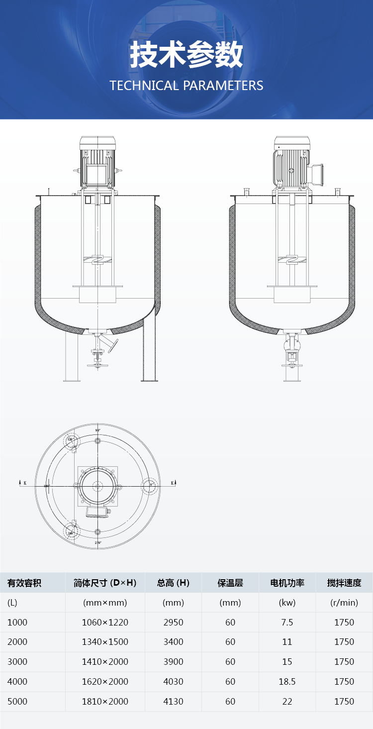 乳化罐技術參數(shù)